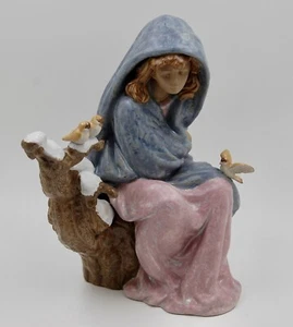 LLADRO WEITING FOR SPRING PORCELAIN FIGURINE 2354 ... - Picture 1 of 7
