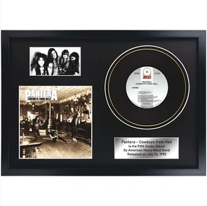 Pantera - Cowboys from Hell / LP / Souvenir in black frame / Heavy Metal - Picture 1 of 15