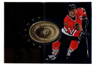 1998-99 SPx Finite RADIANCE #120 Chris Chelios SERIAL #2841/3475 CHICAGO