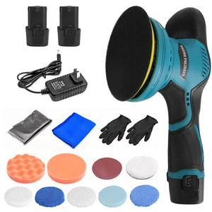 New Cordless Car Buffer Polisher with 1500mAh Rechargeable Batteries - Picture 1 of 8