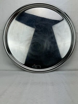 rundes Tablett silberfarbenes Metall WMF 31 cm Durchmesser - Bild 1 von 4