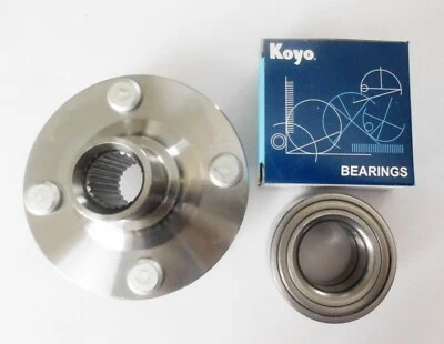 1 cubo de rueda delantera con juego de cojinetes de rueda OEM KOYO/NSK para 94-01 Acura Integra Foto 1 de 4