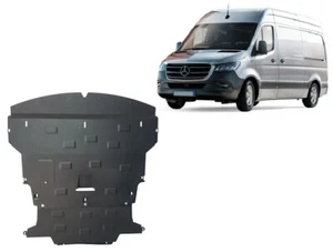 Steel Underride Guard for Mercedes Sprinter FWD Engine - (2018-2025) - Picture 1 of 9
