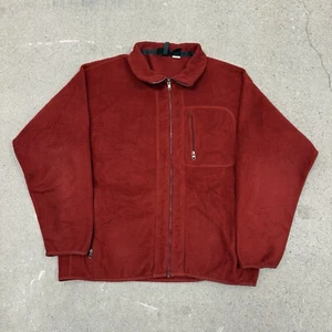Vintage Patagonia Synchilla Fleece Red Full Zip Jacket Mens Size XL - Picture 1 of 6