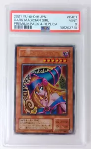 Dark Magician Girl PSA 9 P4-01 Premium Pack 4 Japanese Yu-Gi-Oh! 2001 Rare Mint - Picture 1 of 2