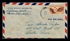 US COVER WORLD WAR II AIR MAIL CANAL ZONE 1946