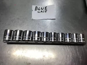 Snap-on Sae Standard Chrome Finish Vehicles Socket Set Series of 10 Pieces - Picture 1 of 3