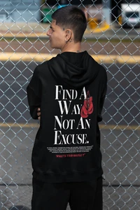 ¿POR QUÉ? Sudadera con Capucha Boxing Club™ "FIND A WAY NOT AN EXCUSE" | Algodón Pesado | (3 COLORES) - Imagen 1 de 39