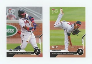 2020 MLB Topps Now Atlanta Braves LOT Ronald Acuna 473FT HR Ian Anderson RC /699 - Picture 1 of 3