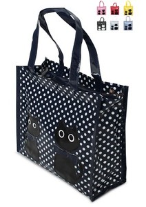 N.° 100 BUSTE SHOPPER DI CARTA PLASTIFICATA LUCIDA COLORE NERO CM 42+13X37  - MANICI E FONDO RINFORZATO