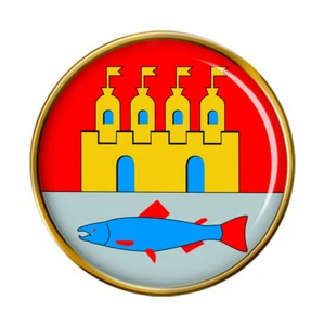Oulu (Finland) Pin Badge - Picture 1 of 2