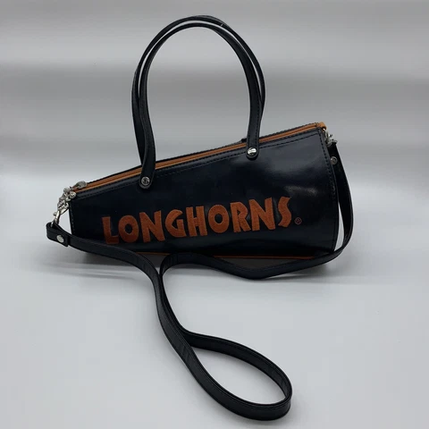 Texas Longhorns Cheerleader Purse Handbag Crossbody Bag Megaphone Hook Em Horns Cover