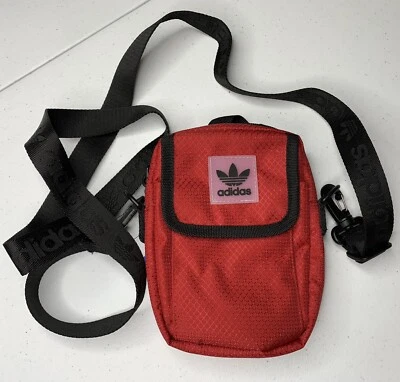 Adidas Originals Red Festival Small Crossbody Messenger Shoulder Bag NWT - Image 1 of 3