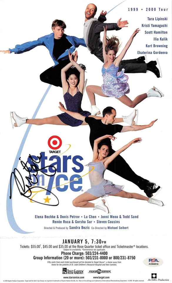 Kristi Yamaguchi signed Poster PSA Autographed Ice Skater and Author - Image 1 of 1
