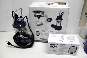 Pro Series S3033-DFC2 - 1/3 HP Sump Pump w/Deluxe Cont. DF Switch OPEN BOX #T46 - Picture 1 of 5
