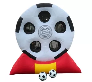Aufblasbares Fußballschießen Dartbrett Zieltraining mit 2 Fußballschuhen für Spiele - Bild 1 von 4