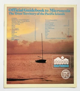 Vintage Official Guidebook to Micronesia - Trust Territory Pacific Islands 1970s - Picture 1 of 4