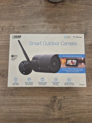 Feit Electric Smart Outdoor Camera 1080p Works With Alexa & Hey Google NEW - Image 1 of 4