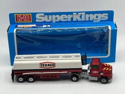 Matchbox Super Kings  K-16 Texaco Ford LTS Articulated Tanker Truck Lorry Model - Image 1 of 4