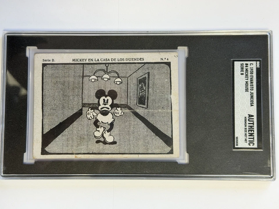 1929/30 Juncosa Chocolate Mickey Mouse ROOKIE SET BREAK - ¡El más antiguo Disney! #4 Foto 1 de 2
