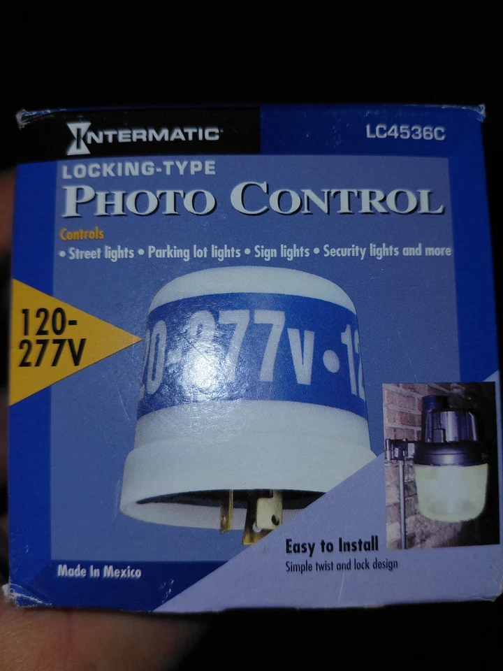 Intermatic LC4536C, Tipo Bloqueo Foto Control, 277-120V. Foto 1 de 2