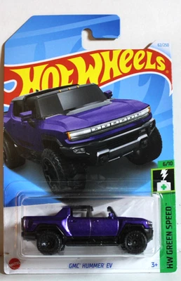 GMC Hummer EV 62/250 púrpura Hot Wheels 2024 HW verde velocidad 6/10 Foto 1 de 2