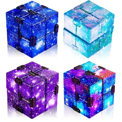 Skylety Cube Giocattolo Sollievo Ansia Tenuto a Mano Magia Stress Sensoriale per... - Immagine 1 di 4