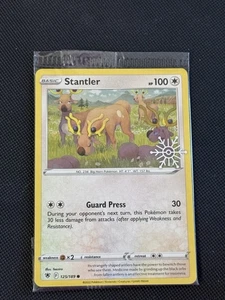 SELLADO Pokemon Stantler 125/189 Cosmos Holo Advent Calander Copo de Nieve Estampado - Imagen 1 de 2