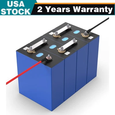 4PCS 12V 280Ah Lifepo4 Lithium Battery Phosphate Cells batteries Series Parallel - Image 1 of 4