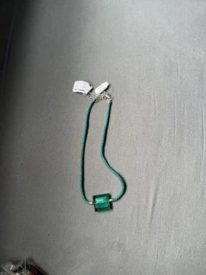 Gargantilla Free People Sunshine Express verde azulado nueva con etiquetas collar bohemio de vidrio capas Foto 1 de 4