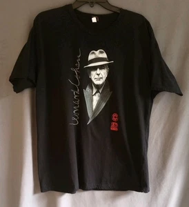 Leonard Cohen 2009 Konzert Tour T-Shirt Gr. XL Musik Y2K - Bild 1 von 4