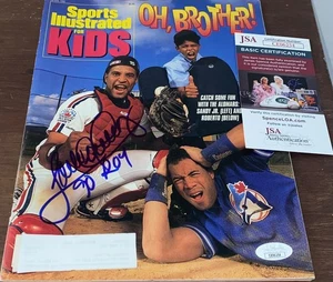 Sandy Alomar Signed Auto 1992 SPORTS ILLUSTRATED FOR KIDS Full Magazine ROY JSA - Picture 1 of 1