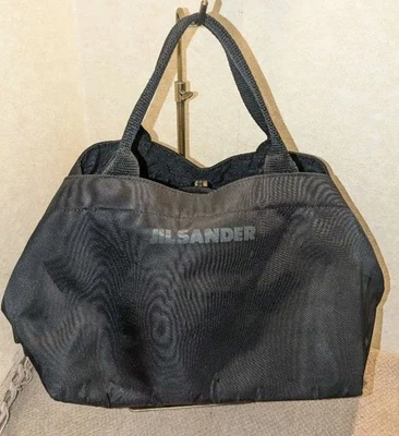 Jil Sander черный нейлона Дамская сумка женщин сумка оригинальной коллекции аксессуар - Изображение 1 из 4