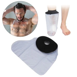 Lower Leg Cover Shower Protector Bath Protective Sleeve  Wound Care - Picture 1 of 14