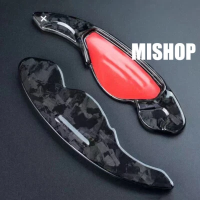 For Jaguar XF XE XJ F-PACE F-TYPE Carbon Fiber Paddle Shifter Extension Shift - Image 1 of 3