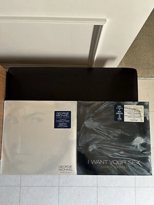 GEORGE MICHAEL - FATHER FIGURE & I WANT YOUR SEX SEALED 12” VINYL Billboard #1/2 Foto 1 de 4