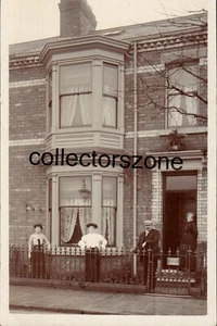 1908 Darlington 21 Victoria Embankment The Pickering Family Foto Real Postal - Imagen 1 de 2