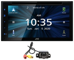 JVC KW-V66BT 6.8" CD/DVD Player Apple Carplay Bluetooth Android Receiver+Camera - Picture 1 of 12