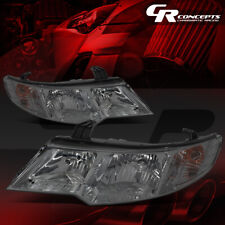 PAIR SMOKED CLEAR COENER FRONT DRIVING HADLIGHT LH+RH FOR 2010-2013 FORTE KOUP
