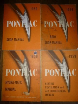 1959 Pontiac Shop, Heating & Ventilation, Body, and Hydra-Matic Manuals - Image 1 of 4