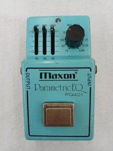 Maxon PQ-401 Parametric Equalizer Vintage Guitar Effect Pedal MIJ from JAPAN - Picture 1 of 9