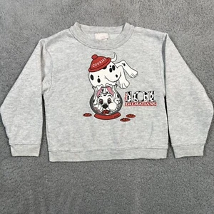 Vintage 1990s 101 Dalmatians Gray Sweatshirt Youth Kids Crewneck Disney See Pics - Picture 1 of 22