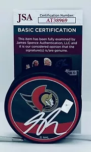 Shane Pinto signed Ottawa Senators Reverse Retro Puck autographed JSA - Picture 1 of 2