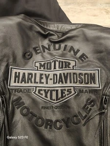 harley davidson jacket leather womens size S - Picture 1 of 14