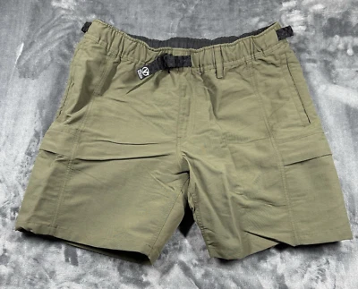 Vans Response Cargo Shorts Men L Green Elastic Waist Iterated Web Belt Hike - Image 1 of 4
