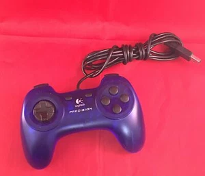 Logitech Precision G-UG15 USB Controller Gamepad PC Gaming Emulation - Picture 1 of 3