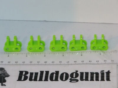 Meccano Tech Erector Meccasaur Robot Dinosaur Lot 5 Green Connector Part Only  - Image 1 of 3