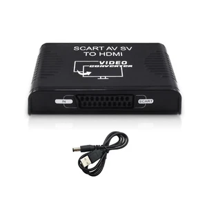 S-video AV Scart to HDMI Converter Switcher 3 in1 HDMI Video& Audio Converter - Picture 1 of 9