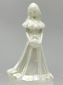 Enesco Corporation 1990 Bride Iridescent with Bouquet Made in USA Read No Veil - Picture 1 of 18