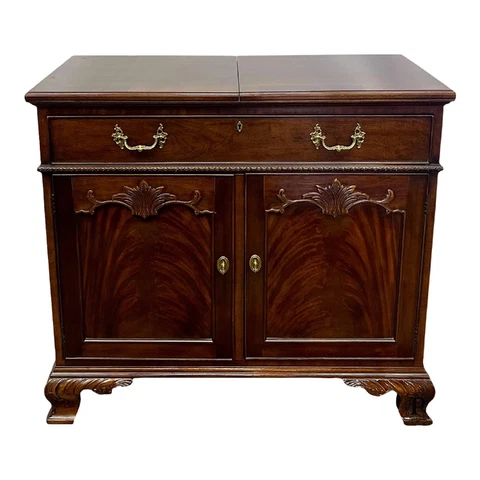 Henredon Rittenhouse Square Collection Regency Style Mahogany Storage Cabinet Cover